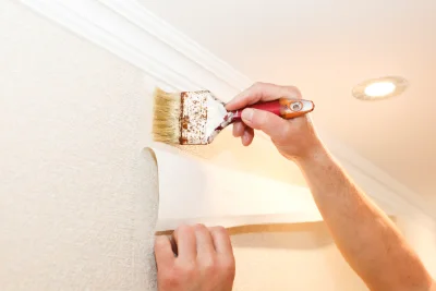 Pose de papier peint à Liny-devant-Dun — revêtements muraux et toiles de verre